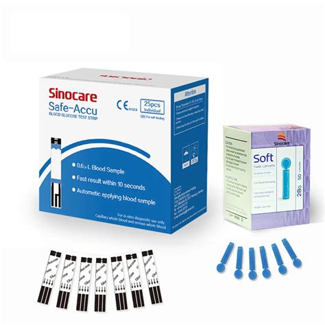 Sinocare Kit De Glyc Mie Safe Accu Avec Bandelettes Test Test Et Avis