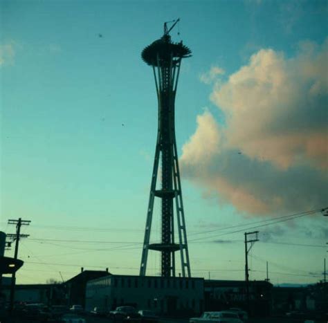 Previously Unpublished Photos Of Space Needle Construction Seattle