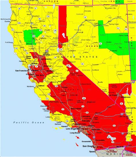 Air Quality Map Of The United States United States Map