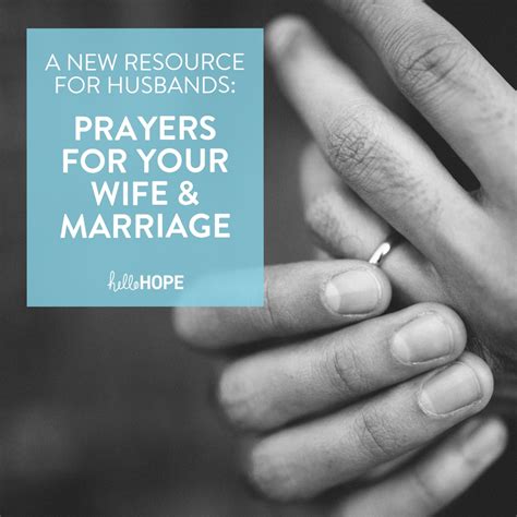 A Resource For Husbands Prayers For Your Wife And Marriage Hellohope