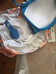 Amazon Cupshe Women S Plus Size Bikini Set Ocean Blue Floral Print