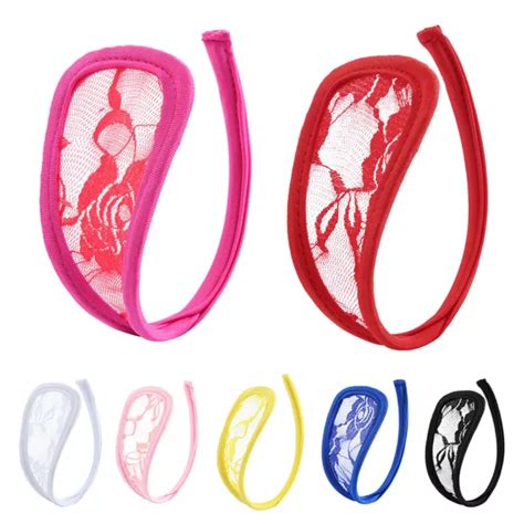 FEMMES SEXY DENTELLE C String Slips Culottes Strings G String Lingerie Sous EUR 4 32