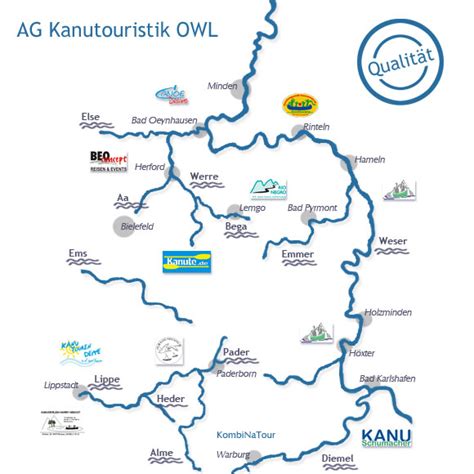 Gew Sserkarte Ag Kanutouristik Owl