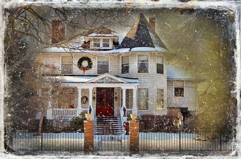 Victorian Christmas House Stock Photo By ©jentara 11345514