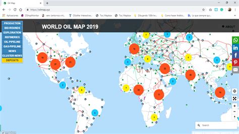 World Oil Map — Information is Beautiful Awards