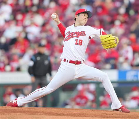 広島森下暢仁「インコース投げきらないと」12日ヤクルト戦先発へ課題意識 プロ野球写真ニュース 日刊スポーツ