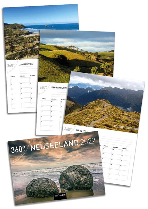 Neuseeland Abo Mit Kalender Lieferung Innerhalb Der Eu