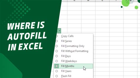 Autofill In Excel Usages And Key Functions Complete Guide