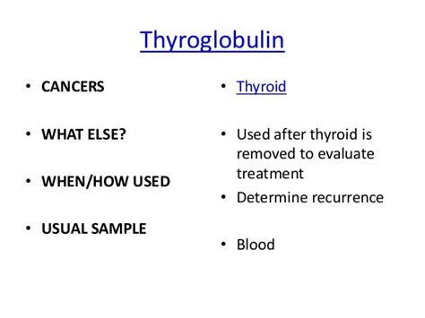 Tumor Markers