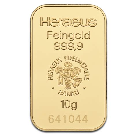 Gram Heraeus Gold Bar