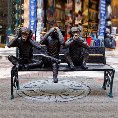 Three Monkeys Statue,Three Wise Monkeys Statue