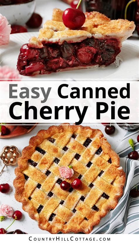 Canned Cherry Pie Recipe