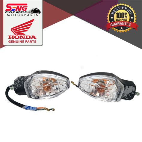 RS150 V1 ALPHA DASH NEW FRONT SIGNAL LAMP LH RH HONDA GENUINE