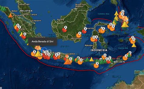 Gunung Anak Krakatau Erupsi