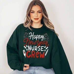 Happy New Year Nurse Crew Santa S Favorite Nurse Shirt Rn Icu Nurse