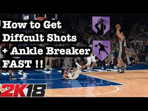 Nba K How To Get Difficult Shots Badge Tutorial Fastest Way How To