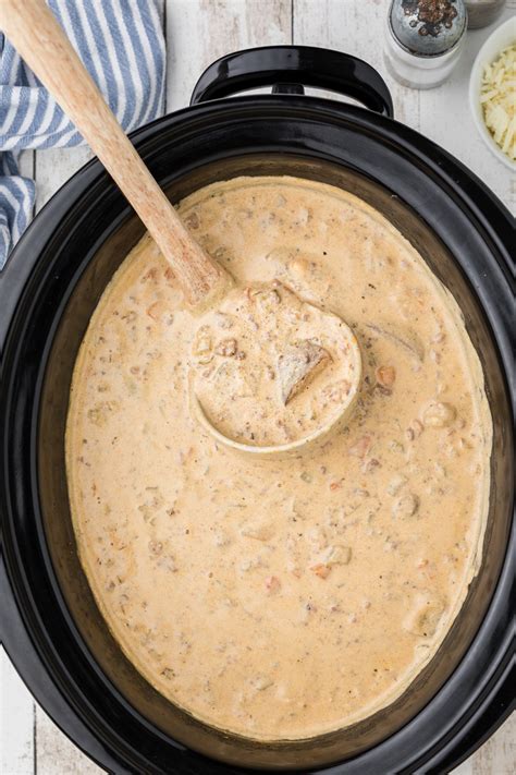 Slow Cooker Cheeseburger Soup The Magical Slow Cooker