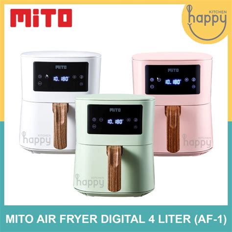 Jual Mito Air Fryer Digital Af Kapasitas Liter Low Watt Mito