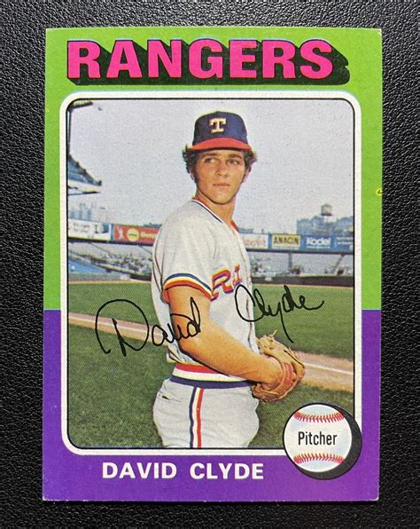 1975 Topps 12 David Clyde NM MT No Creases Texas Rangers HIGH END SET