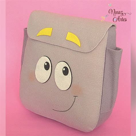 Mochila Da Dora Aventureira Boneco Em Feltro Elo7