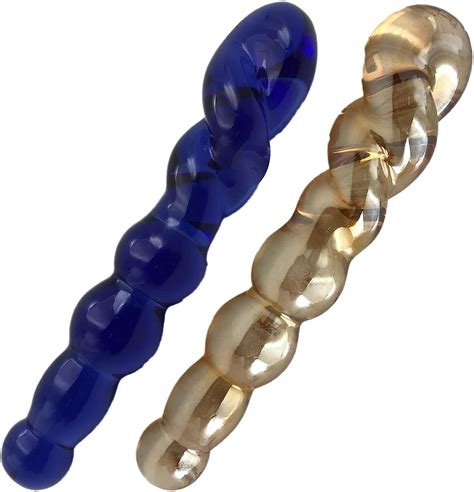 Screaass Glas Analplug Perlen Glasplug Kristall Analkugeln F R Frau Glas Dildo Mit Mehrfach