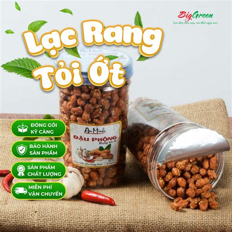 Đậu Phộng Lạc Rang Tỏi Ớt An Minh Hộp 410gram Shopee Việt Nam