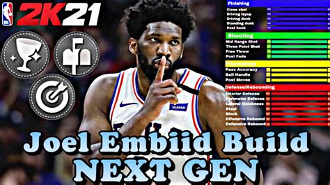 NBA 2K21 NEXT GEN BEST JOEL EMBIID BUILD BEST Glass Cleaning