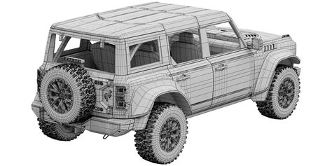 Ford Bronco Raptor 3d Model By Zifir3d