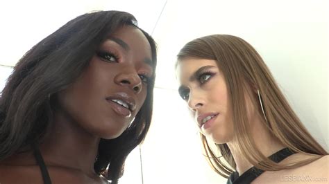 Hot Interracial Lesbian Video Featuring Seductive White Babe Jill Kassidy