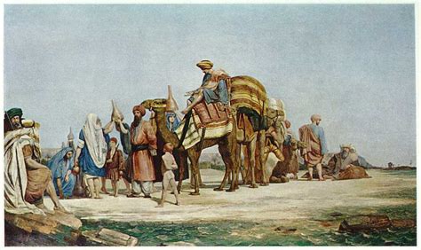 Ancient Muslim Merchants Caravan