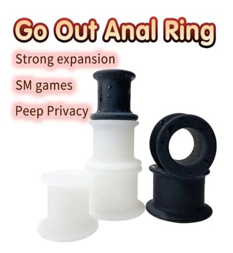 Sexy Costumes Hollow Anal Plug Tunnel Anal SleeveChastityEnemaRing ShowerDilatorMassager