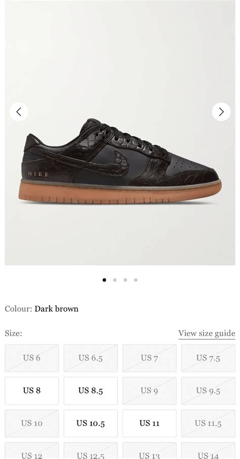 Snkr Twitr On Twitter Nike Dunk Low Se Croc Velvet Brown Restocked