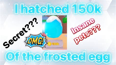 Omg I Hatched K Frosted Eggs Secret Hatched Youtube