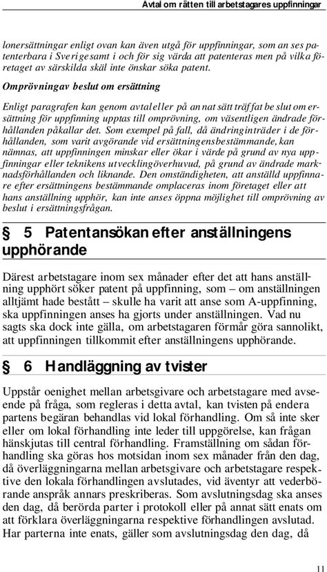 Rätten till arbetstagares uppfinningar PDF Free Download