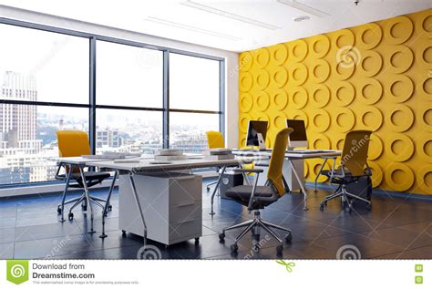 Yellow Office Walls