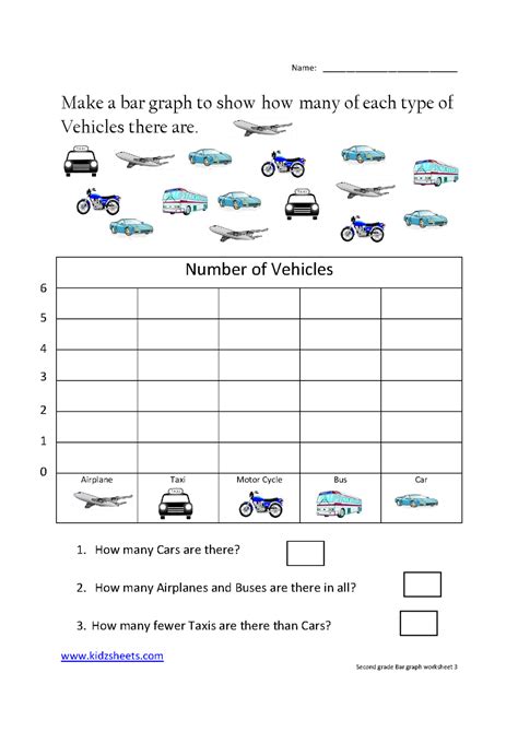 Bar Graph Worksheets Grade 4 Pdf