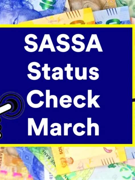 Sassa Status Check Srd R Status Check And March Payment Dates