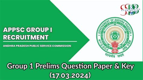 Appsc Group 1 Prelims Question Paper 2024 Delly Fayette