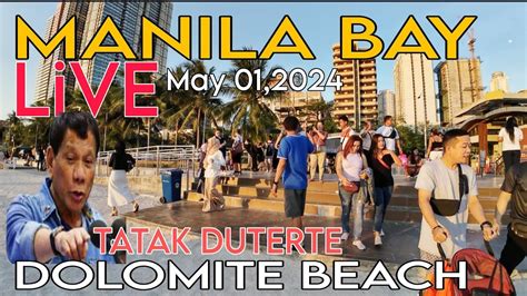 Manila Bay Dolomite Beach Live Update Today Youtube