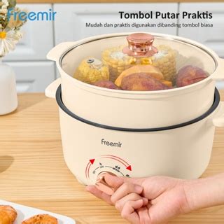 Jual Official Mall Freemir Panci Elektrik Cm Gratis Spatula Panci