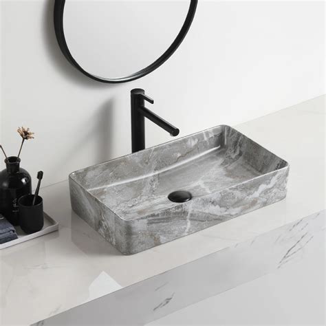 Nice Design Bathroom Sink Counter Wash Basin Marble Sanitary Ware