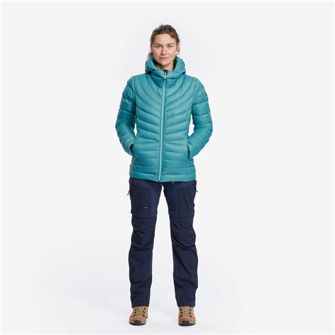 Manteau D Hiver En Duvet Femme Mt Bleu Cendr Forclaz D Cathlon