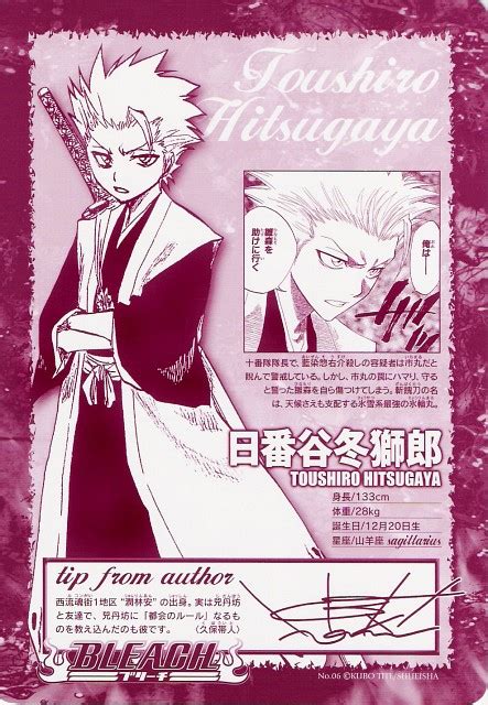 Kubo Tite Bleach Toshiro Hitsugaya