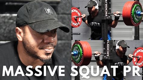 Huge Squat Pr Just Another Training Day Youtube