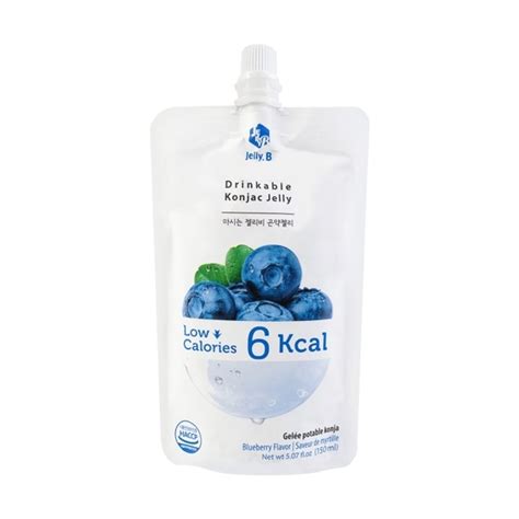 Korea Jellyb Drinkable Blueberry Konjac Jelly 150ml Healthy Low