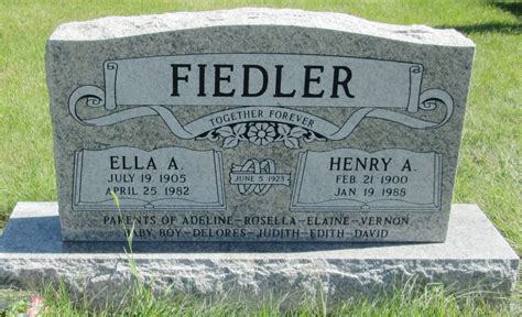 Henry Albert Fiedler Find A Grave Memorial