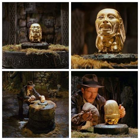 Indiana Jones Polished Gold Chachapoyan Fertility Idol Full Etsy