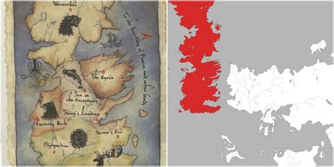 Game Of Thrones The Continent Of Westeros Explained