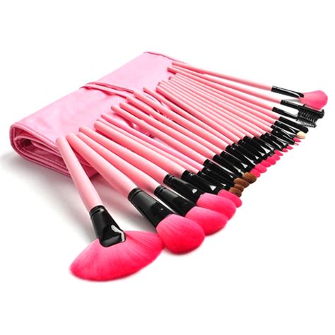 24 Piece Pink Glory Brush Set – My Make-Up Brush Set - US