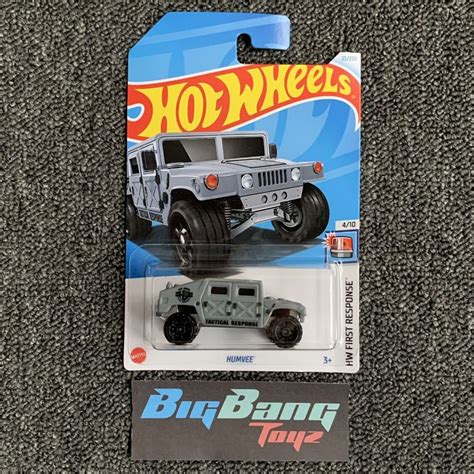 Hot Wheels Humvee Gray Mainline Case B C In Stock New Shopee Malaysia